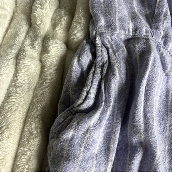 Old Navy Womens Medium Light Purple Wide Leg Striped Jumpsuit - Picture 2 of 11